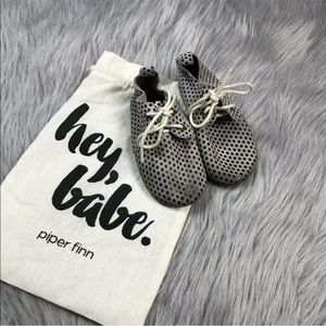 Piper Finn Toddler Girls 8 Polka Dot Hard Bottom Oxford Shoes